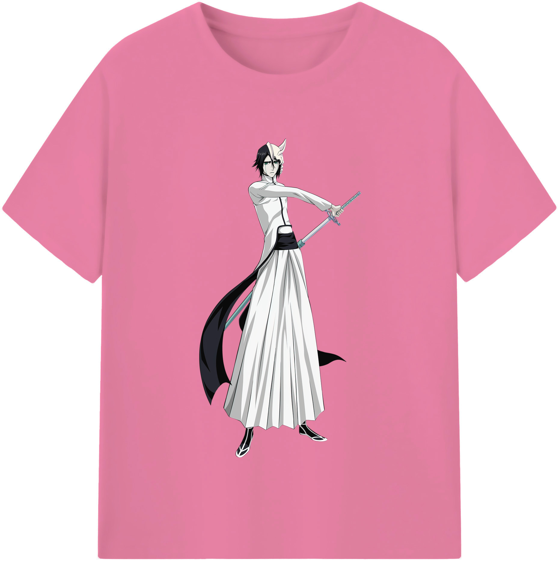 （画像用） ブリーチ ウルキオラ·シファー BLEACH Ulquiorra cifer 綿100％半袖Tシャツ（フロントプリント）